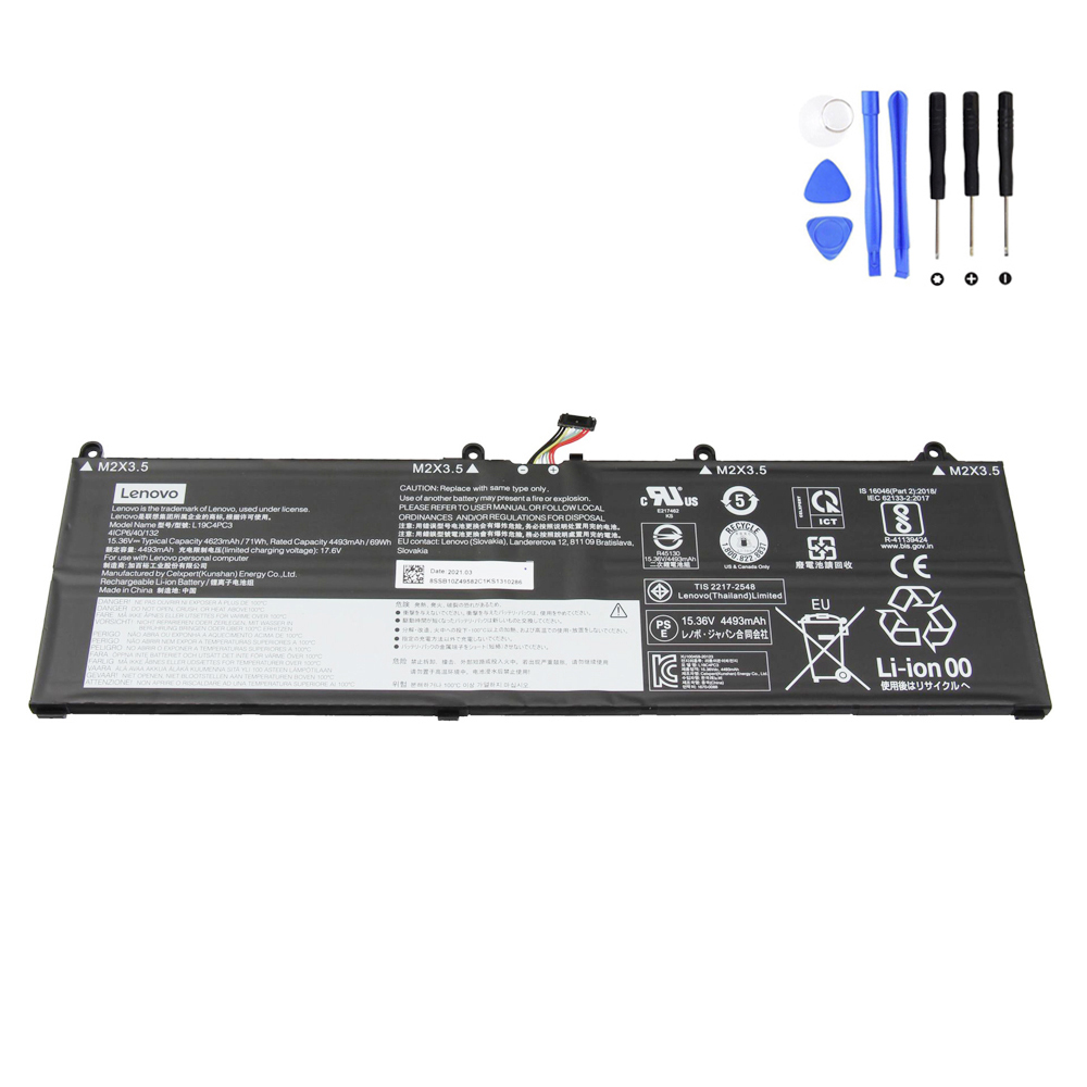 71Wh Lenovo L19M4PC3 Battery