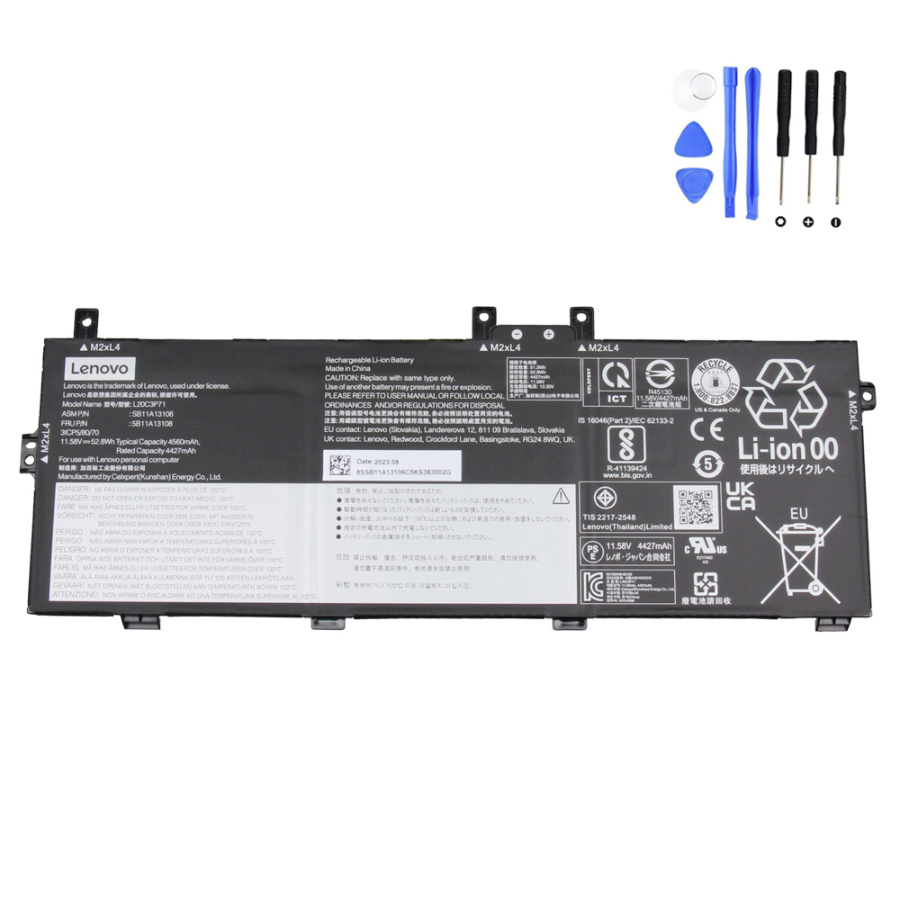 52.8Wh Lenovo L20C3P71 Battery