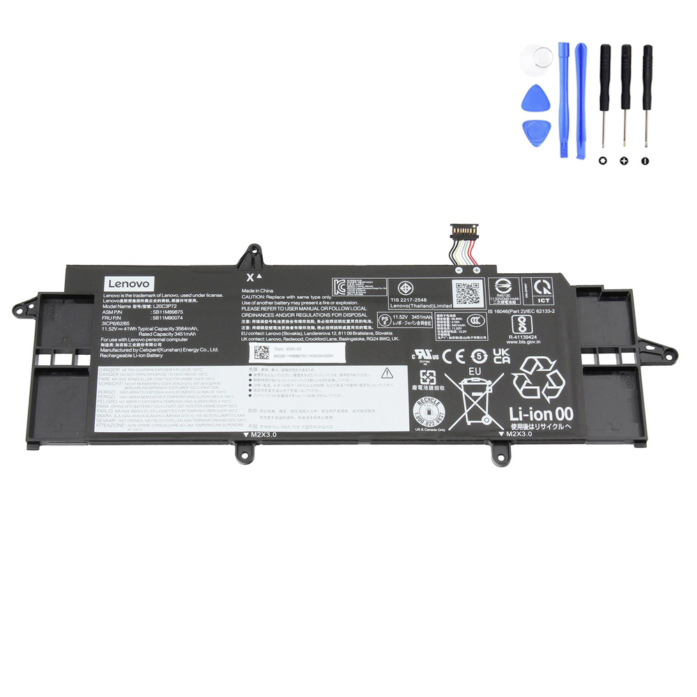 41Wh Lenovo L20C3P72 Battery