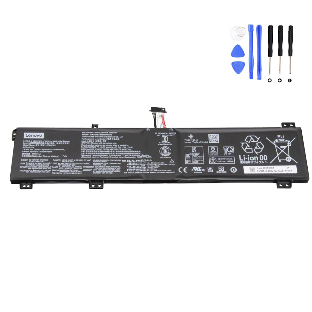 80Wh Lenovo L20D4PC1 Battery