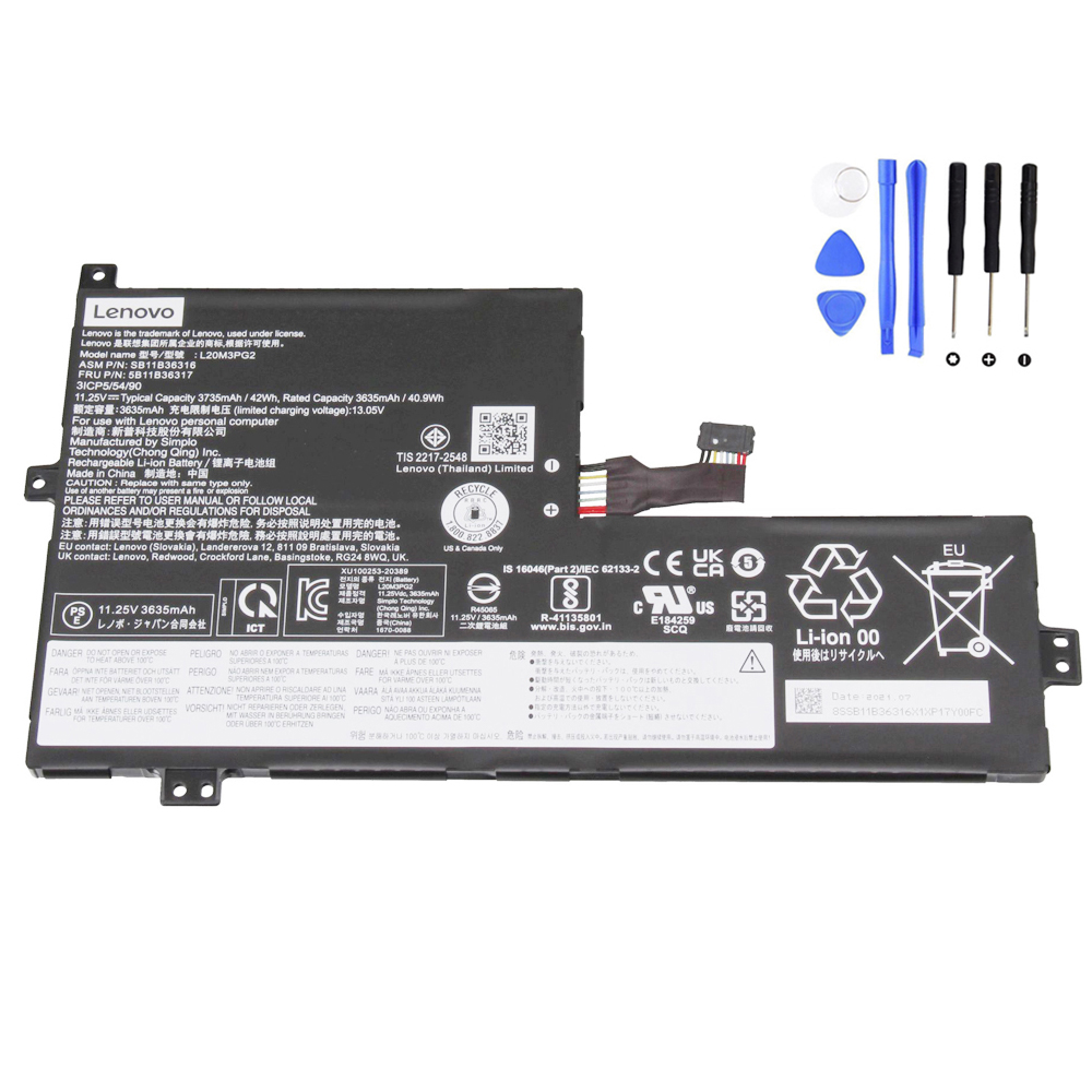 42Wh Lenovo L20M3PG2 Battery