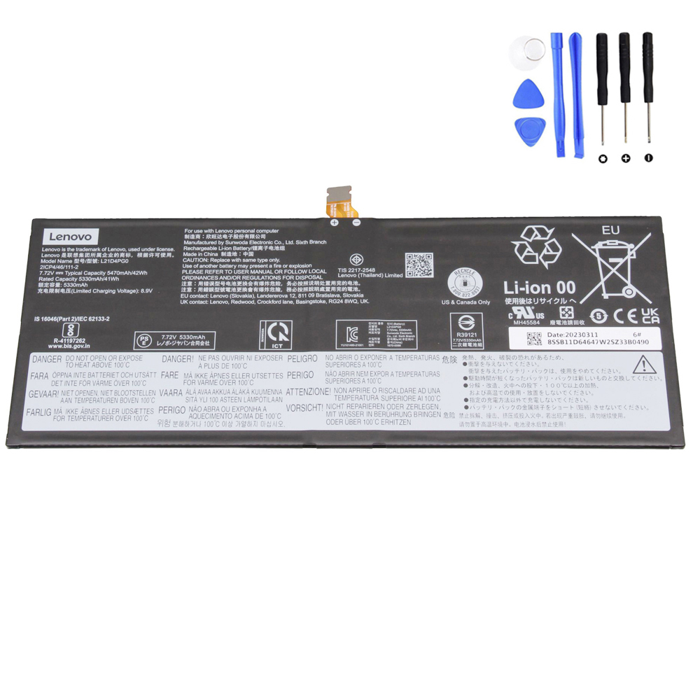 42Wh Lenovo L21D4PG0 Battery