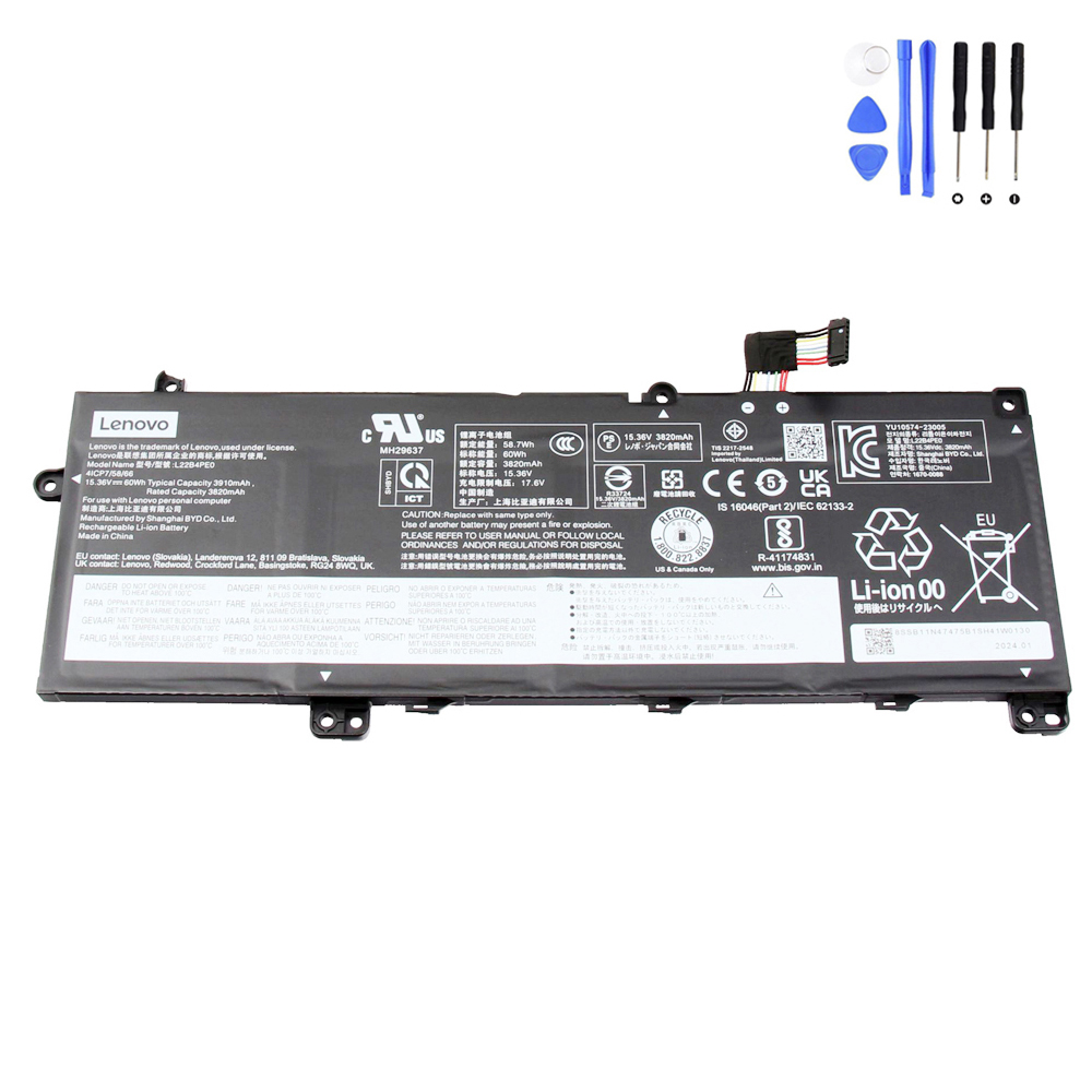60Wh Lenovo L22B4PE0 Battery