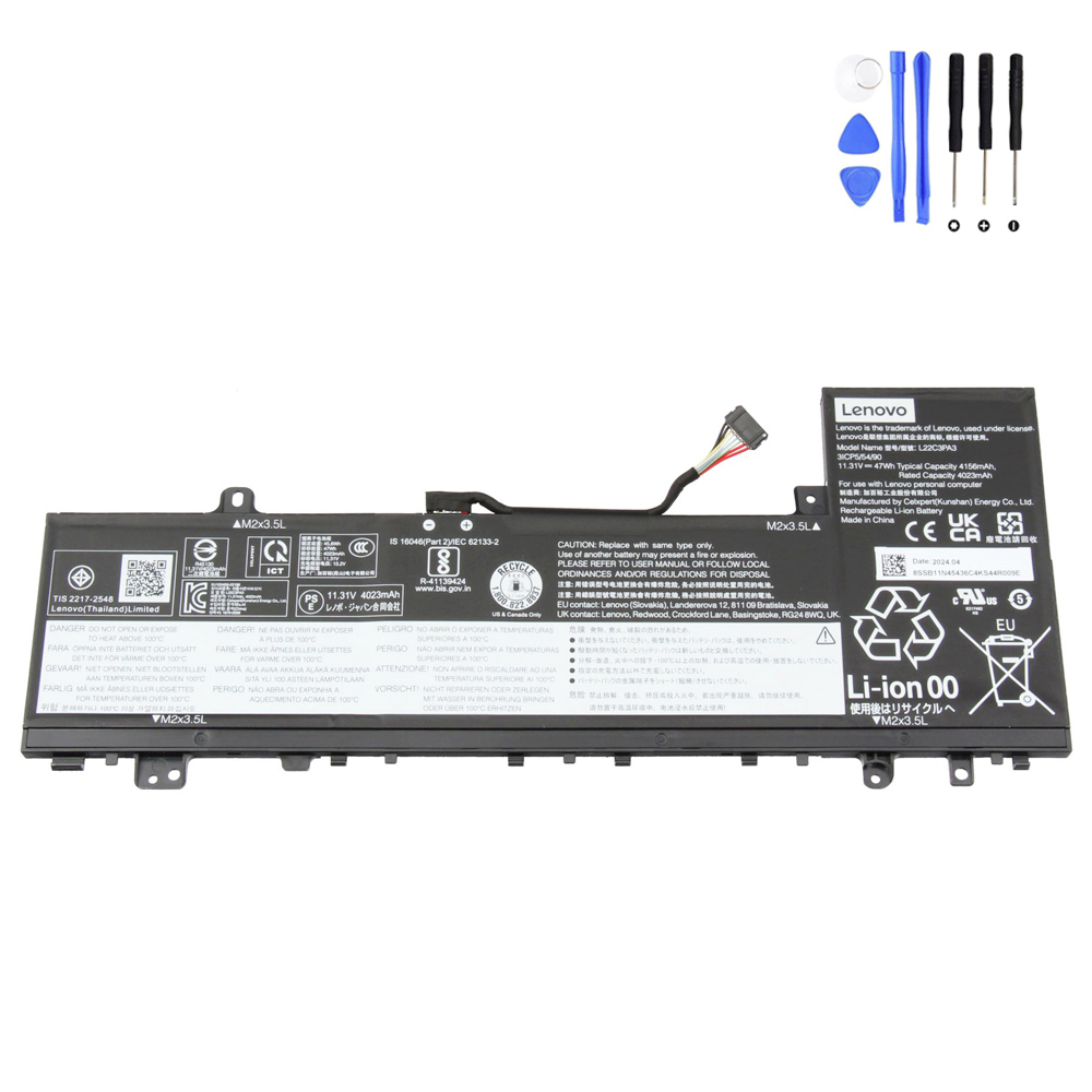 47Wh Lenovo L22C3PA3 Battery