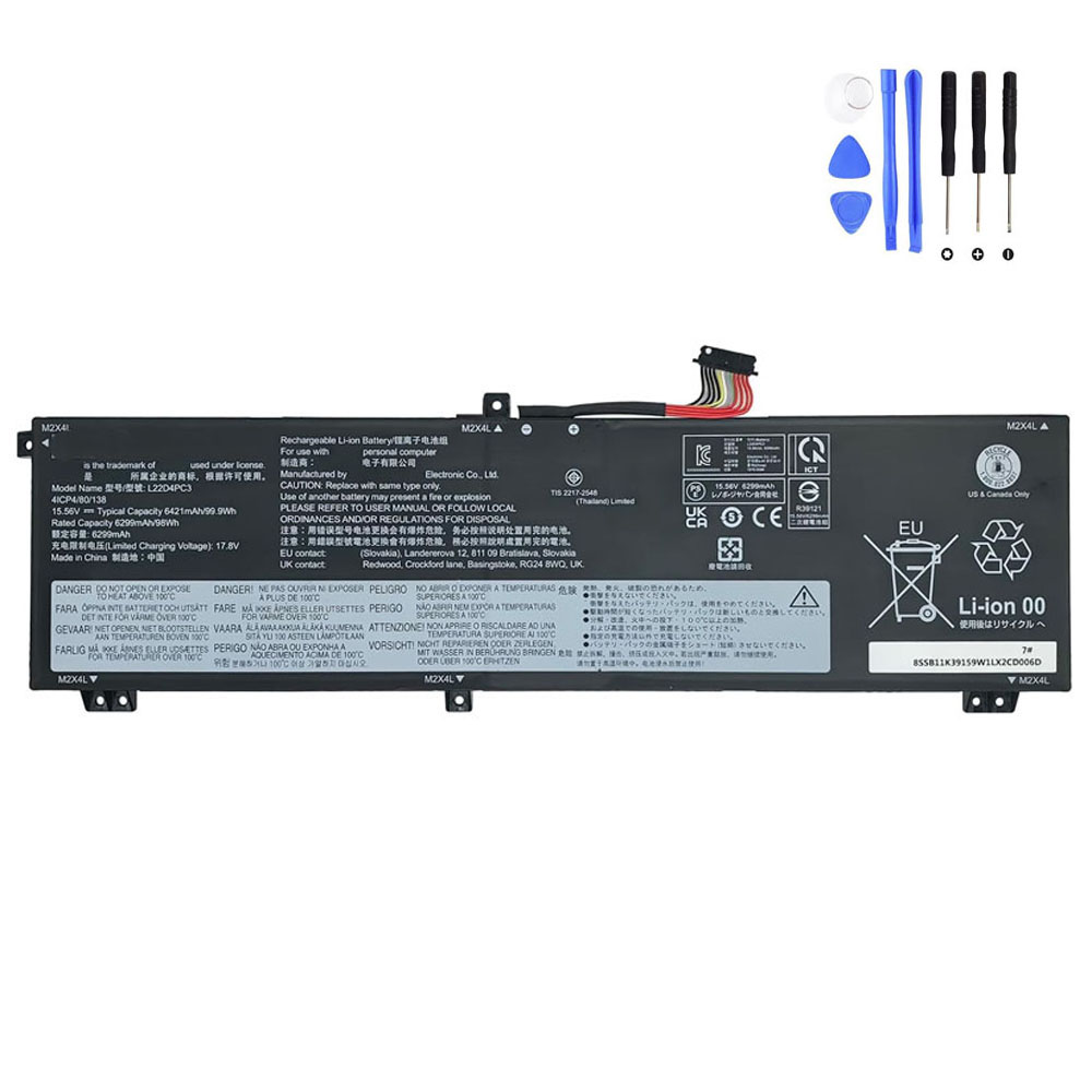99.9Wh Lenovo L22L4PC3 Battery