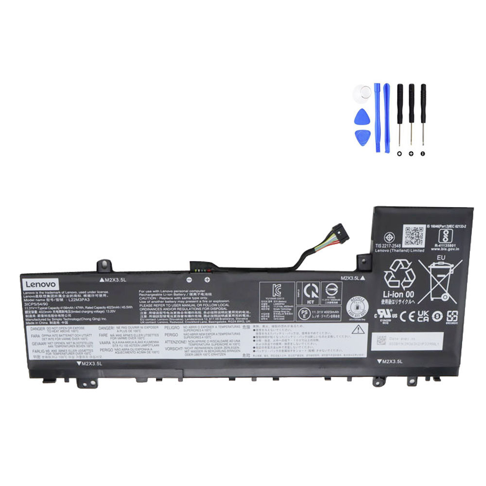 47Wh Lenovo L22M3PA3 Battery