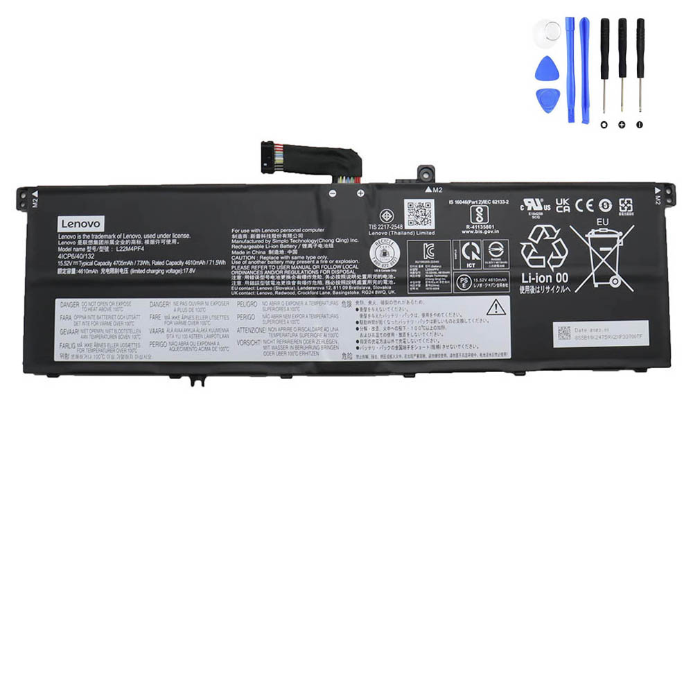 73Wh Lenovo L22M4PF4 Short Line Battery