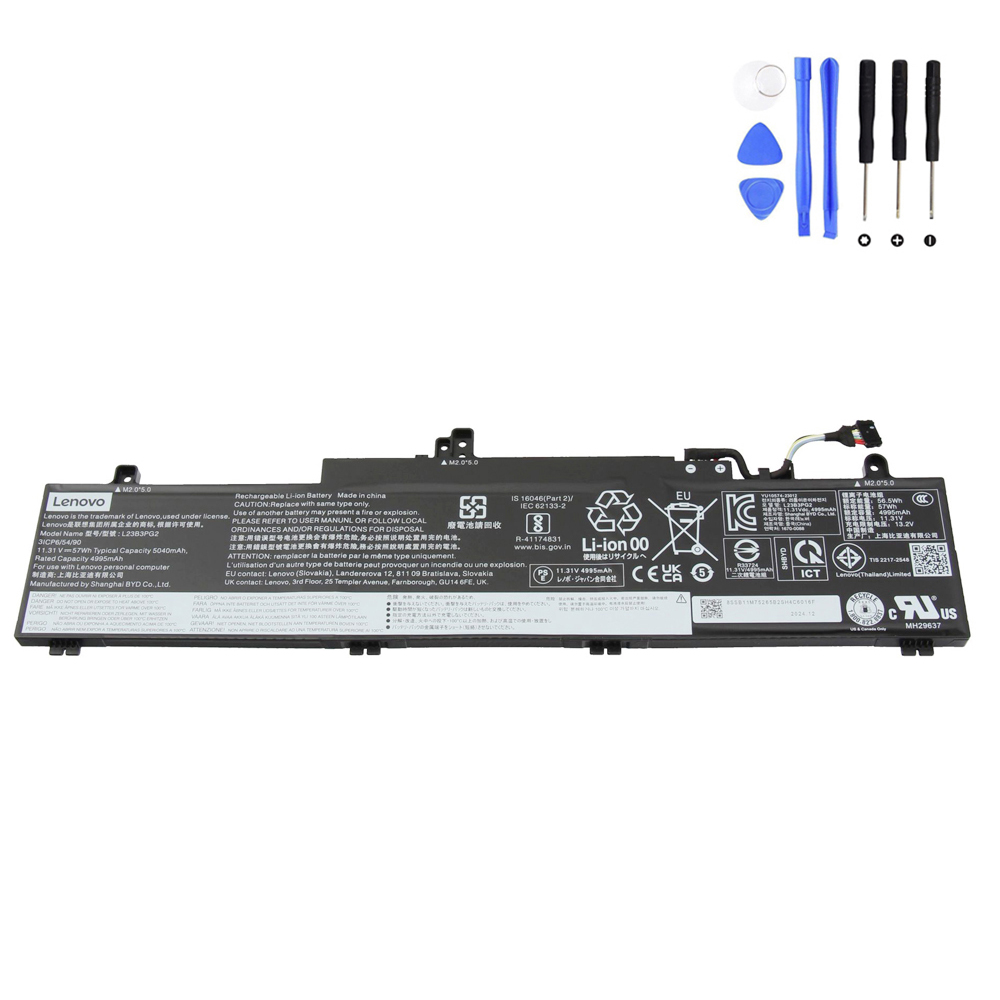 57Wh Lenovo L23B3PG2 Battery