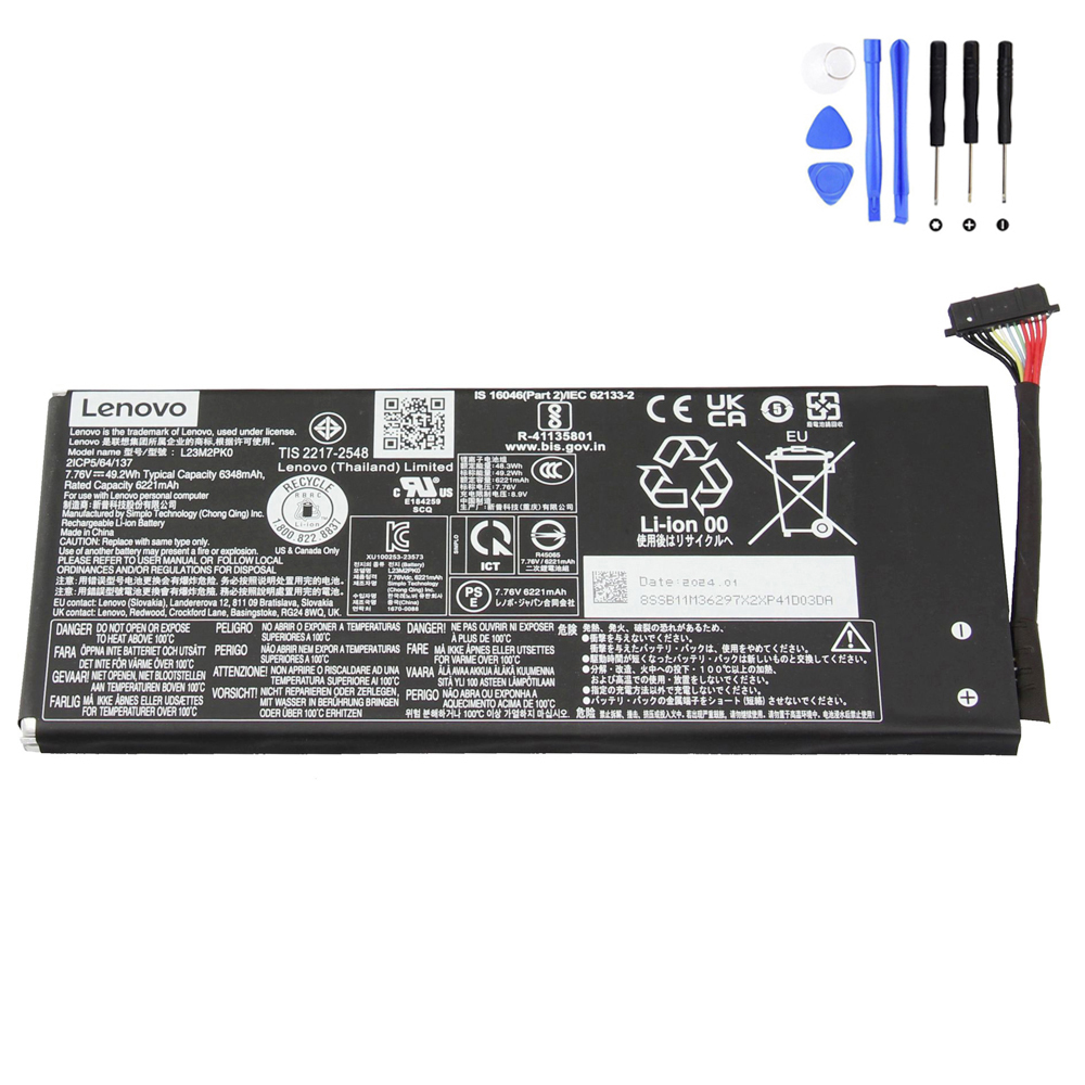 49.2Wh Lenovo L23M2PK0 Battery