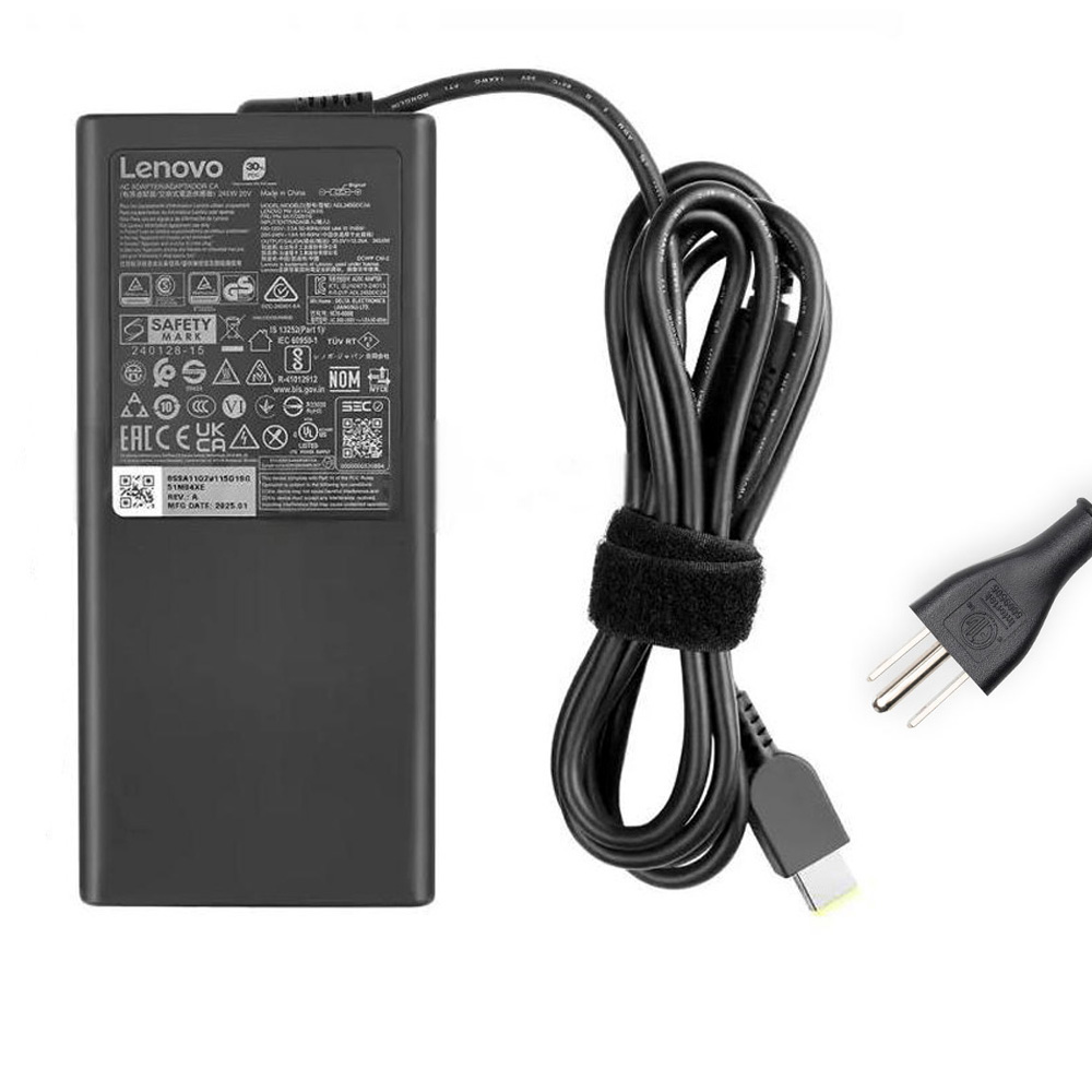20V 12.25A 245W Lenovo Slim Tip AC Adapter Charger-Compact Design