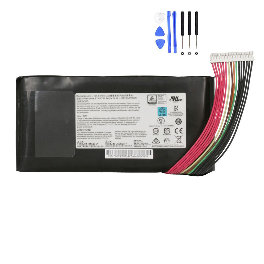 75.24Wh MSI BTY-L781 Type B Battery