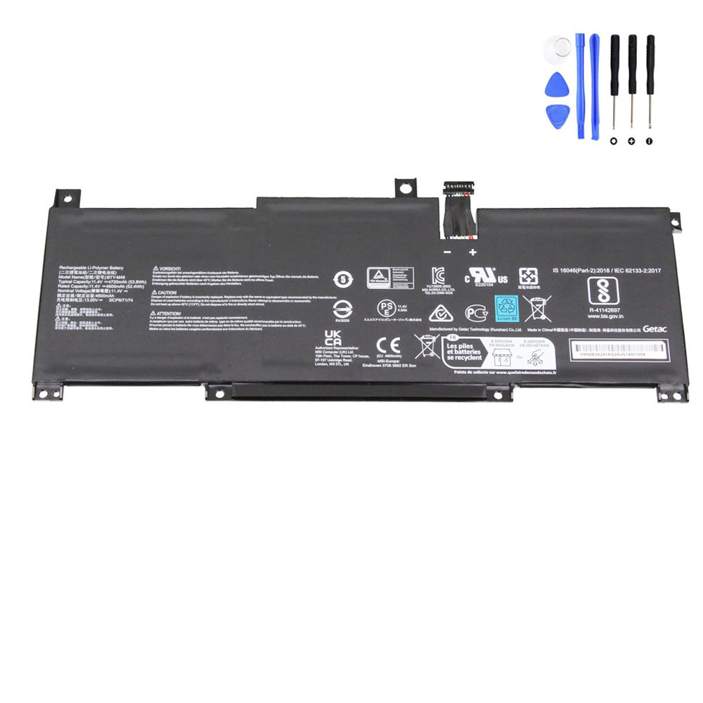 53.8Wh MSI BTY-M49 Battery