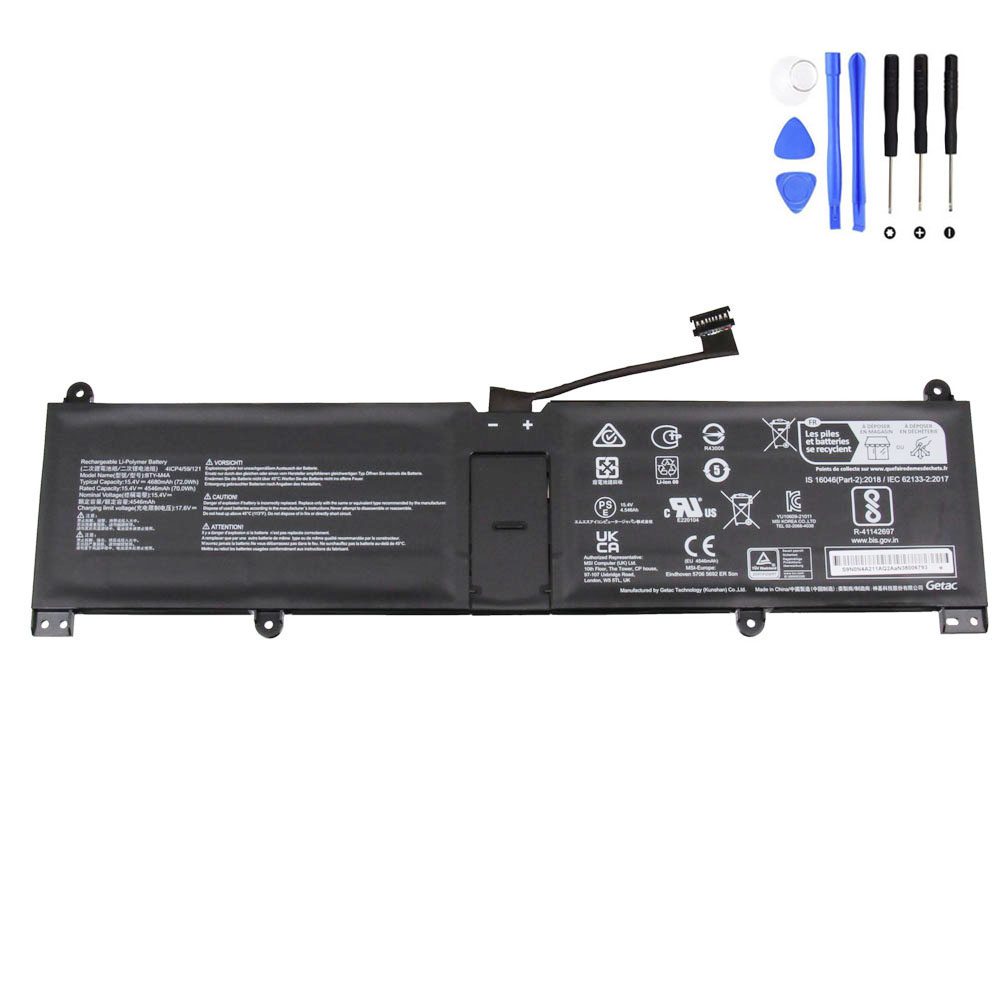 72Wh MSI BTY-M4A Battery
