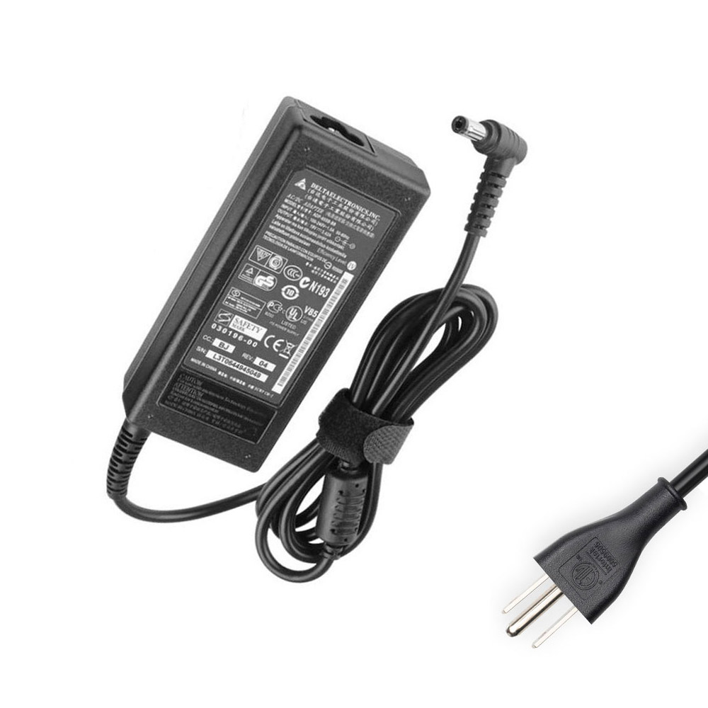 19V 3.42A 65W MSI 5.5mm 2.5mm AC Adapter Charger