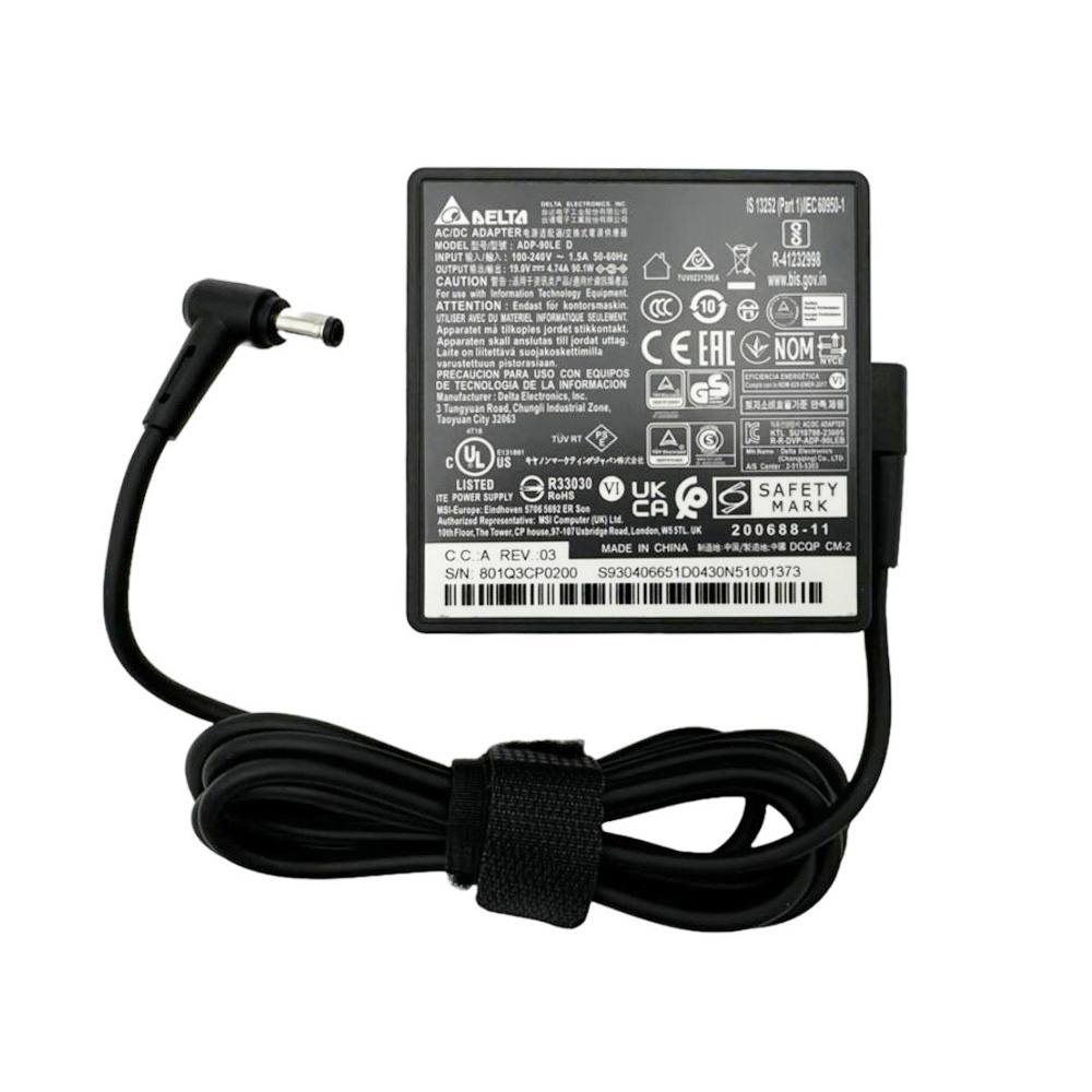 19V 4.74A 90W MSI 5.5mm 2.5mm AC Adapter Charger - Image 3