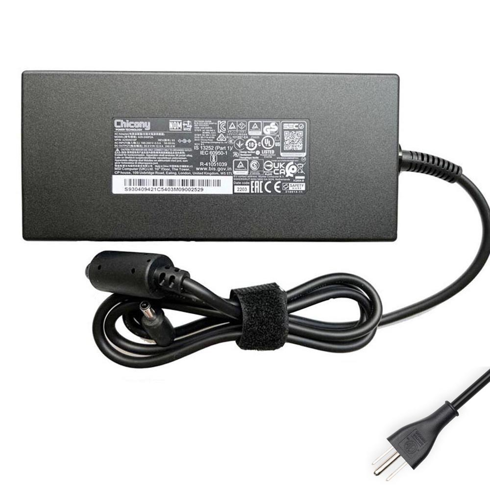20V 12A 240W MSI 4.5mm 3.0mm AC Adapter Charger - Image 3