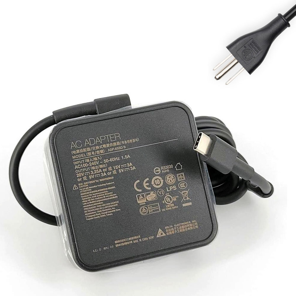20V 3.25A 65W MSI(Delta) USB-C Adapter Charger
