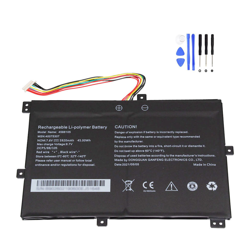 45Wh Medion 4588105 Battery