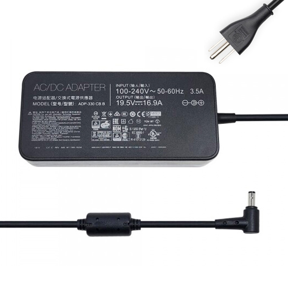 19.5V 16.9A 330W Medion 5.5mm 2.5mm AC Adapter Charger