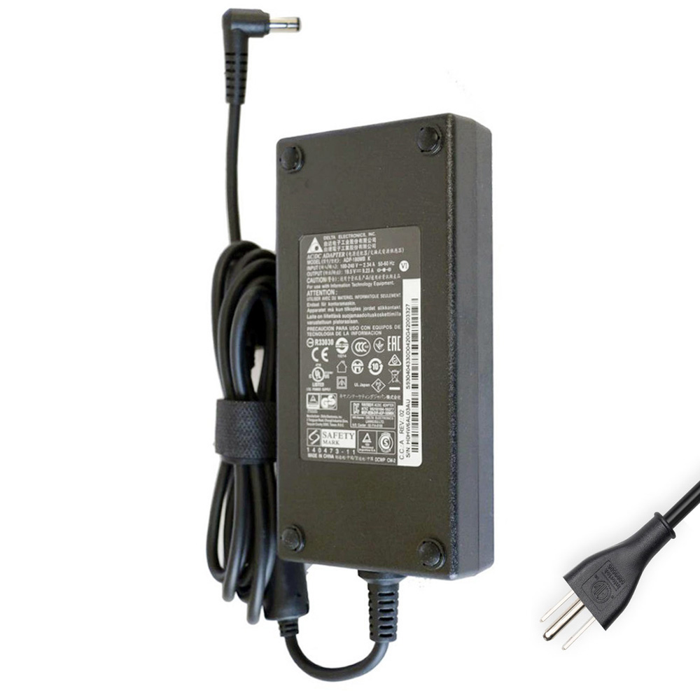 19.5V 9.23A 180W Medion 5.5mm 2.5mm AC Adapter Charger