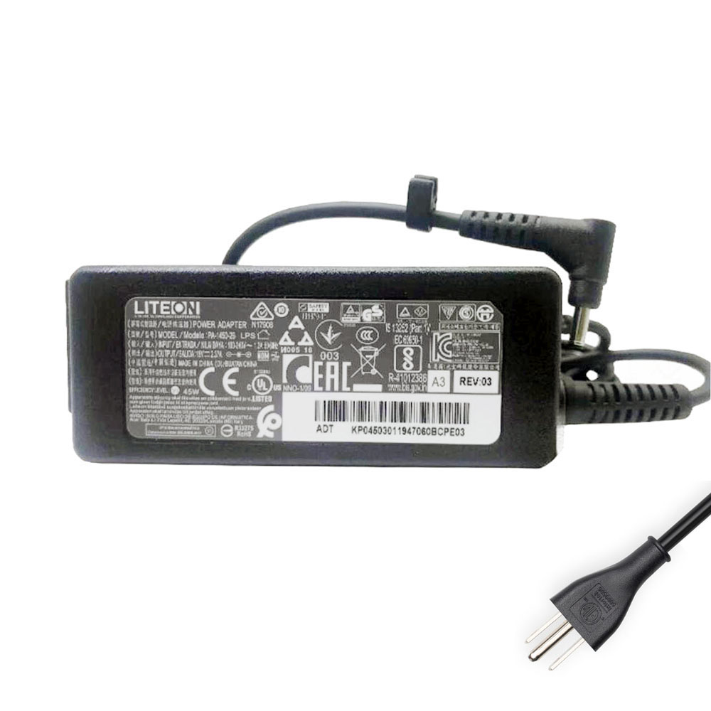 19V 2.37A 45W Medion 3.0mm 1.1mm AC Adapter Charger