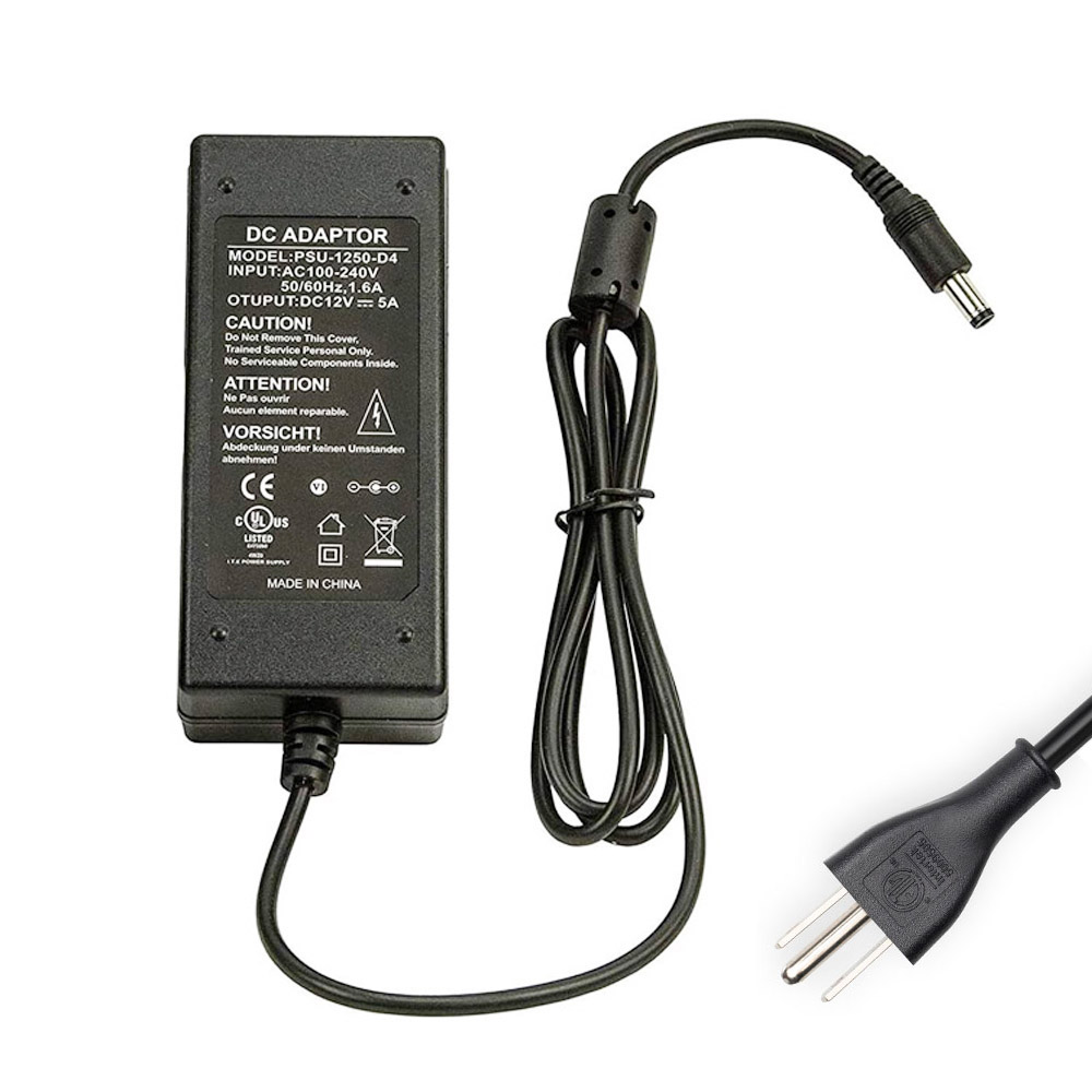 12V 5A 60W Delta 5.5mm 2.5mm AC Adapter Charger