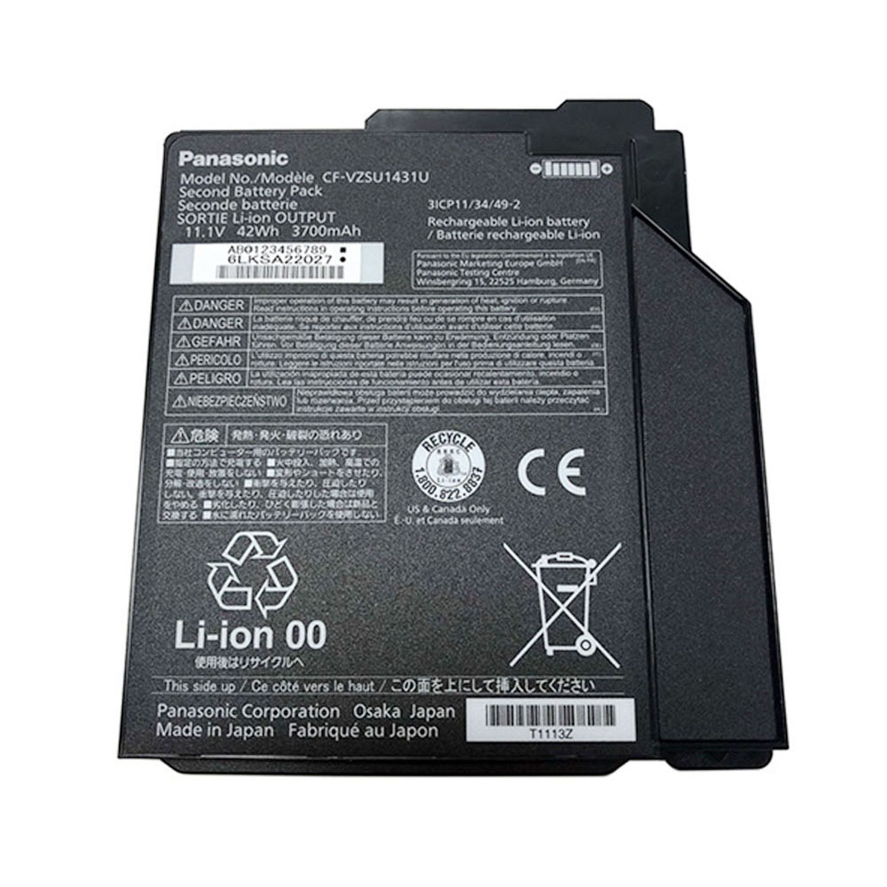 42Wh Panasonic CF-VZSU1431U Battery