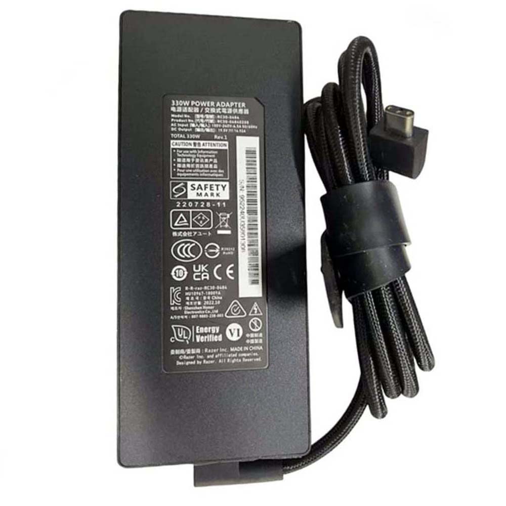 19.5V 16.92A 330W Razer 3-Pin Tip GAN Adapter Charger - Image 2