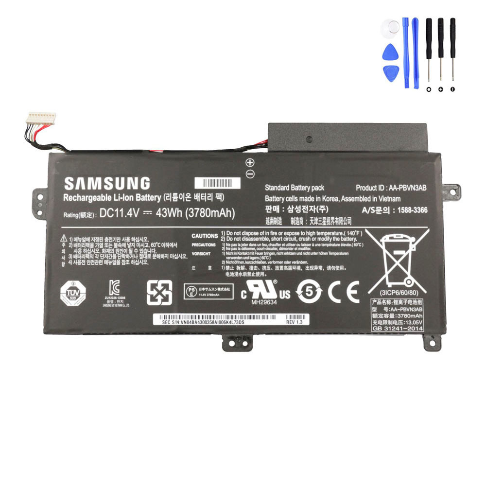 43Wh Samsung AA-PBVN3AB Battery