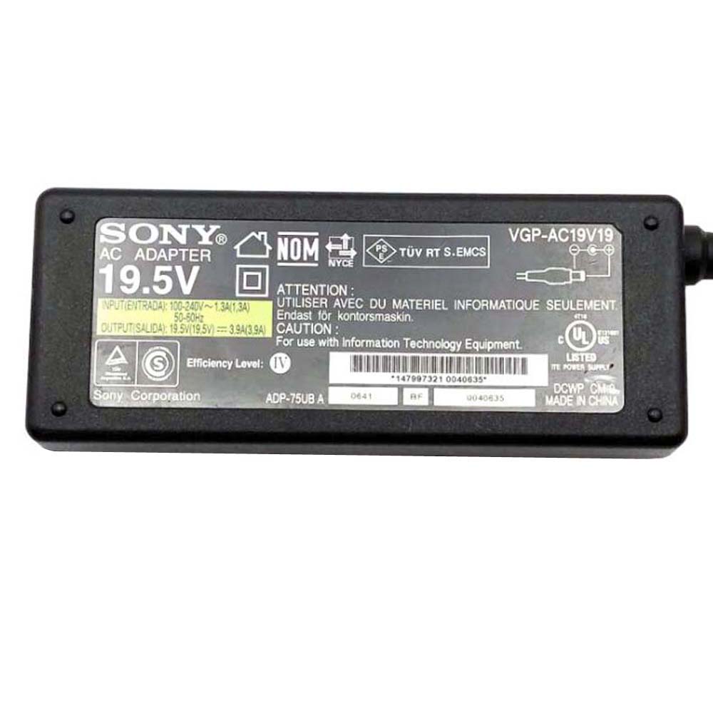 19.5V 3.9A 75W Sony 6.5mm 4.4mm AC Adapter Charger - Image 2