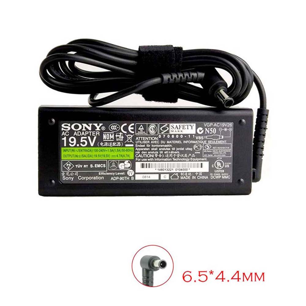 19.5V 4.7A 90W Sony 6.5mm 4.4mm AC Adapter Charger - Image 4