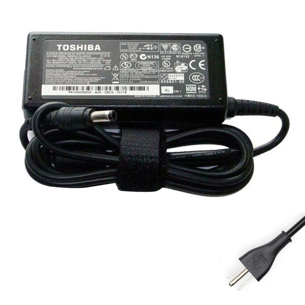 19V 3.42A 65W Toshiba 5.5mm 2.5mm AC Adapter Charger