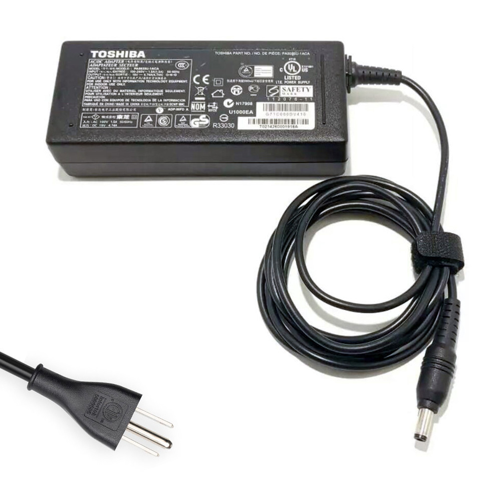 19V 4.74A 90W Toshiba 5.5mm 2.5mm AC Adapter Charger