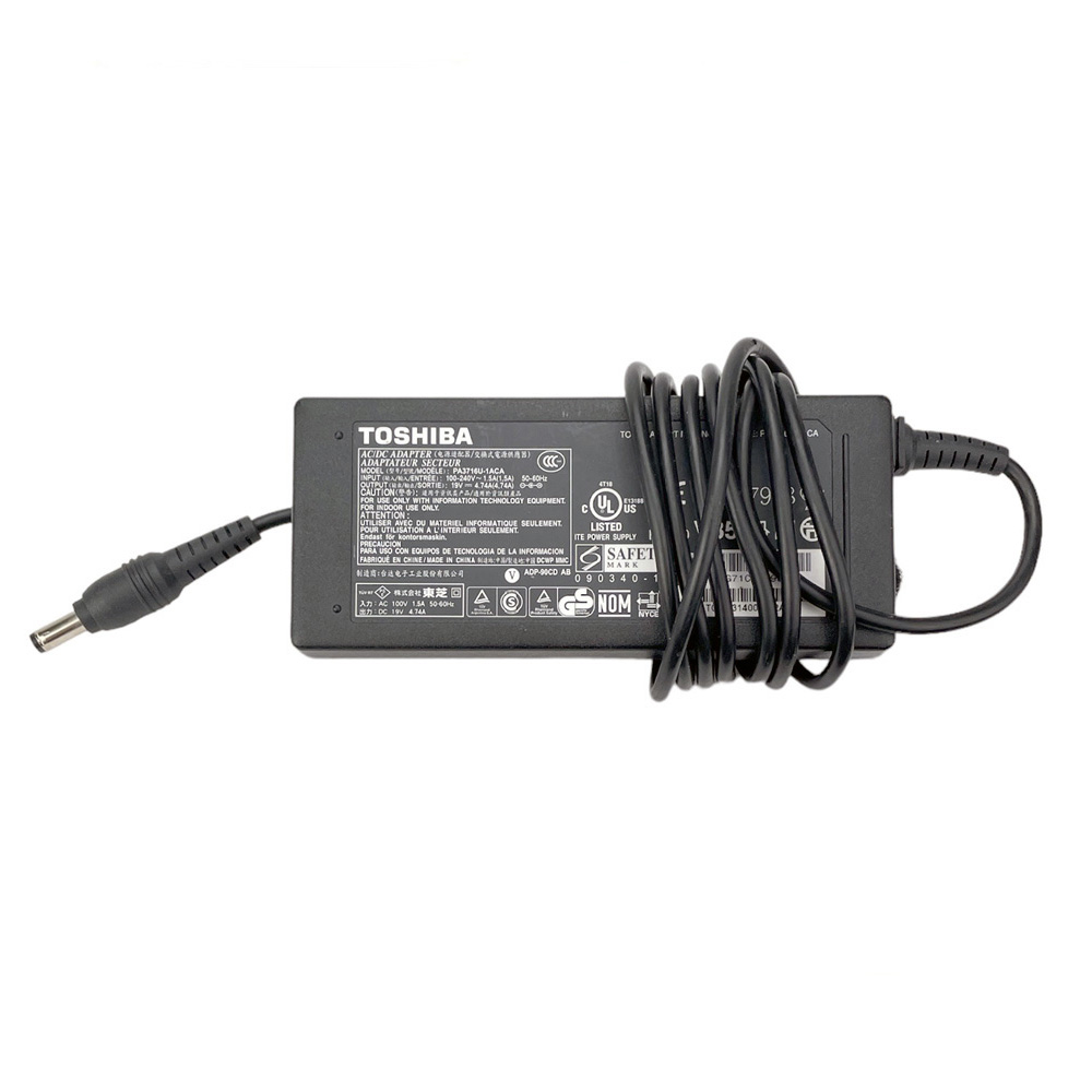 19V 4.74A 90W Toshiba 5.5mm 2.5mm AC Adapter Charger - Image 2
