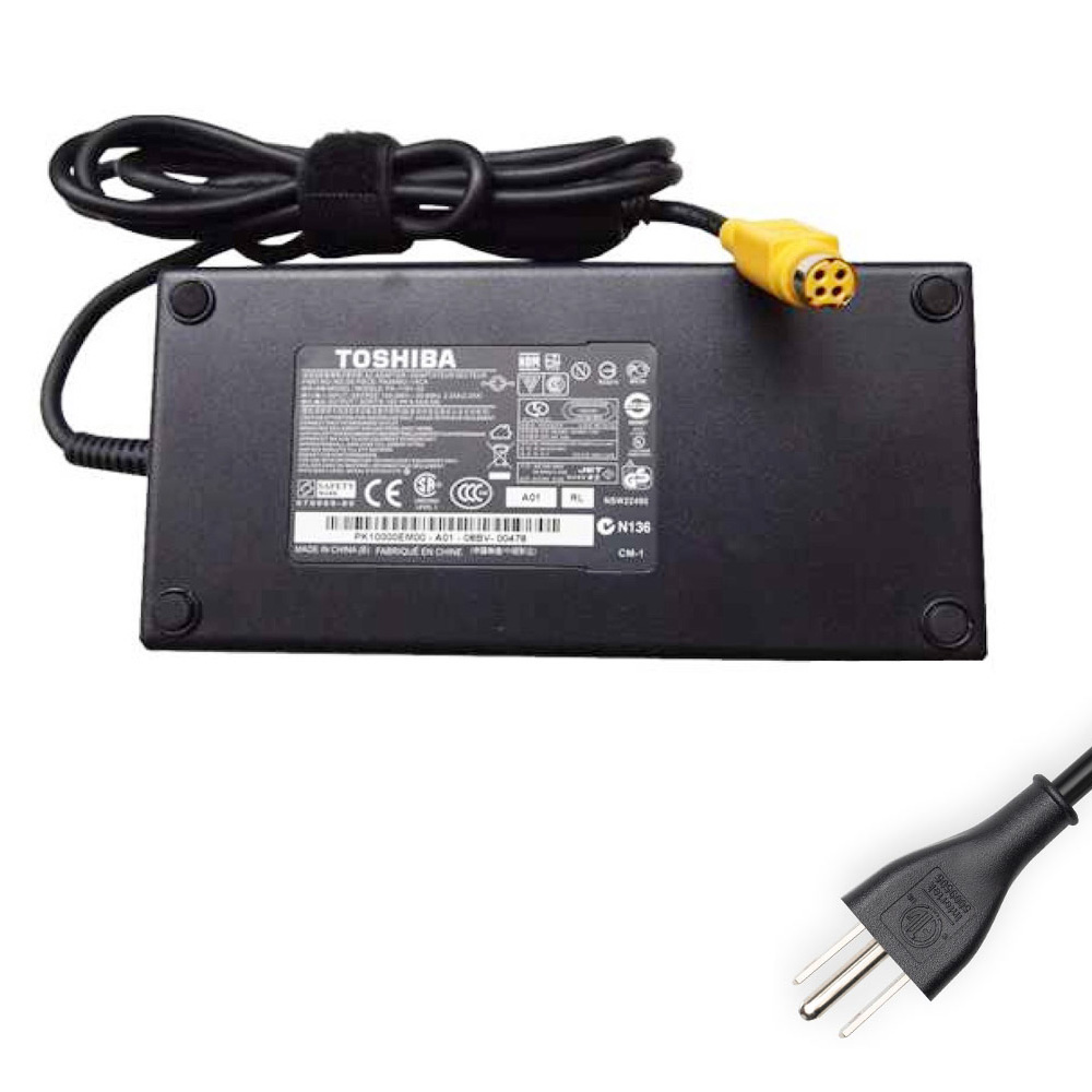 19V 9.5A 180W Toshiba 4-Pole AC Adapter Charger