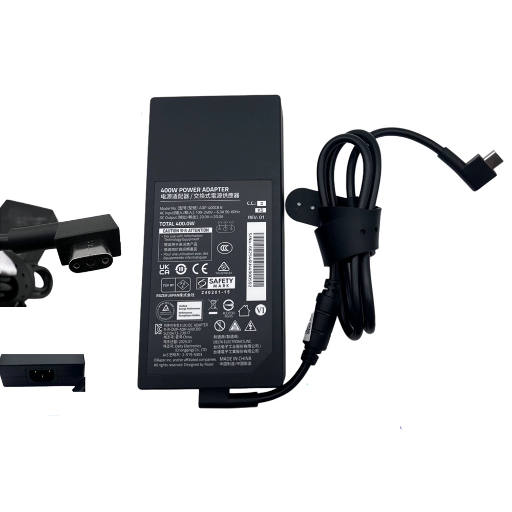 20V 20A 400W Razer 3-Pin Tip Adapter Charger - Image 2