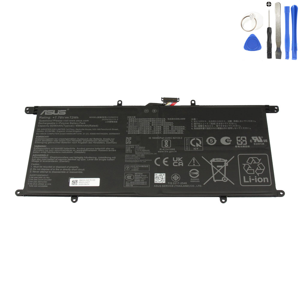72Wh Asus C22N2312 Battery