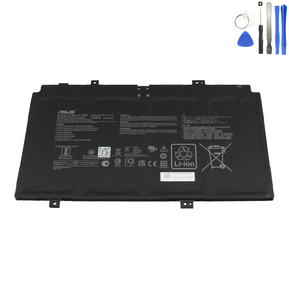 75Wh Asus C41N2110 Battery