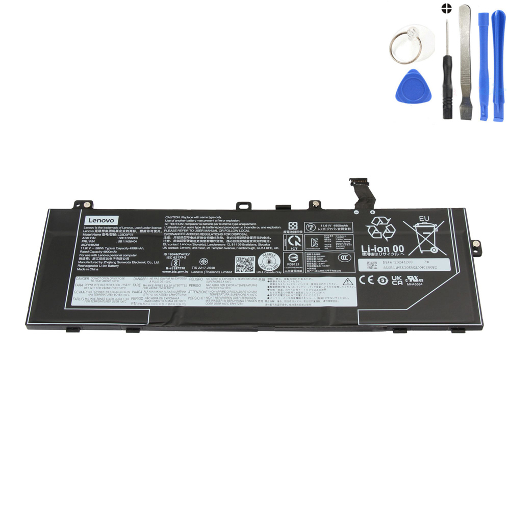 58Wh Lenovo L23D3P75 Battery
