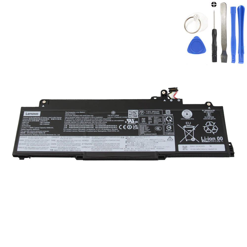 58Wh Lenovo L23D3P76 Battery