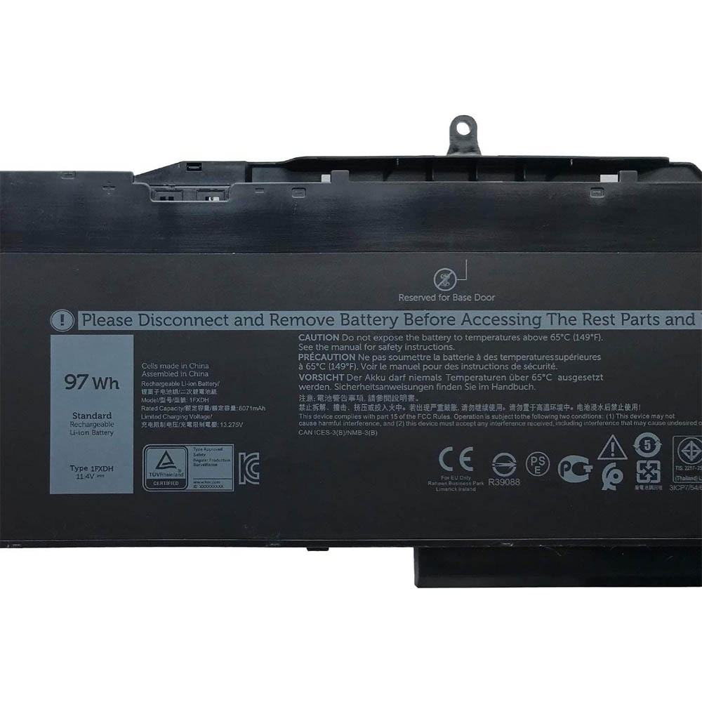 Replacement 97Wh Dell 1FXDH Battery - Image 3