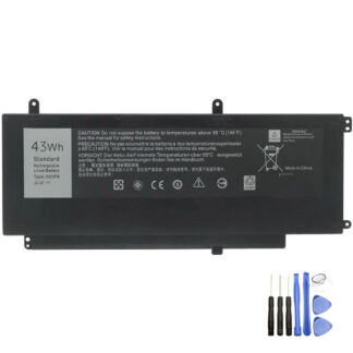 Replacement 43Wh Dell D2VF9 Battery